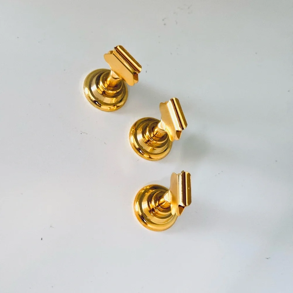 Art Deco Gold Table Name # Holders for Weddings Menu Holder Place Card, Retail